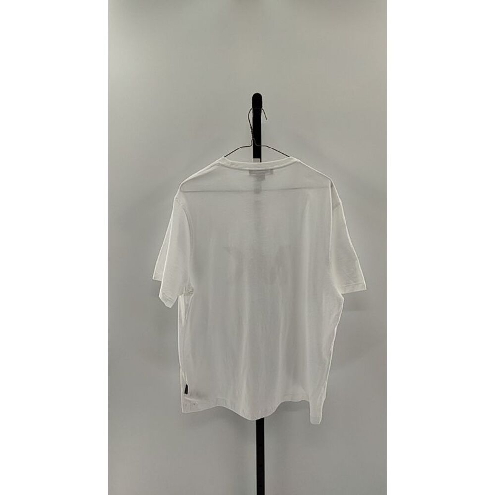 Michael Kors Micro Dot Tee White Sleeved Top M - Picture 2 of 2